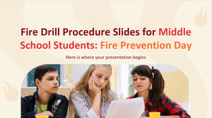 Slide procedura esercitazione antincendio per studenti delle scuole medie: giornata di prevenzione incendi