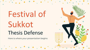 Defensa de Tesis del Festival de Sucot