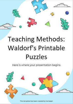 Lehrmethoden: Waldorfs druckbare Puzzles