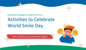 Emotional Intelligence Subject for Pre-K: Activities to Celebrate World Smile Day