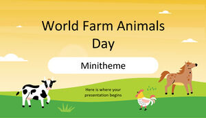 Dünya Çiftlik Hayvanları Günü Mini Teması