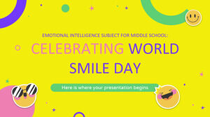 Sujet d'intelligence émotionnelle pour le collège : Célébration de la Journée mondiale du sourire