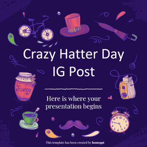 Crazy Hatter Day IG 포스트