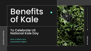 Nutrition Workshop: Benefits of Kale to Celebrate US National Kale Day
