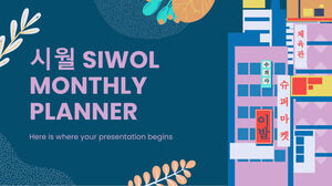 시월 Siwol – Planificateur mensuel