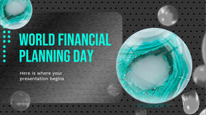 Slides do Dia Mundial do Planejamento Financeiro