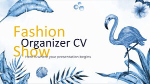 Fashion Show Organizer CV