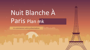 Nuit Blanche à Paris MK Plan