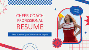 Cheer Coach Профессиональное резюме