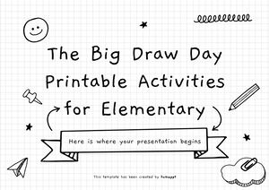 Atividades para impressão do Big Draw Day para o ensino fundamental