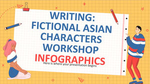 Scrierea de infografice ale atelierului de personaje fictive asiatice