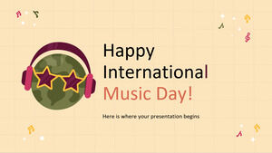 Buona Giornata Internazionale della Musica!