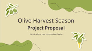 Proposta di progetto per la stagione della raccolta delle olive