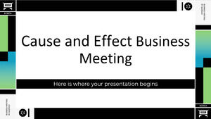 Reunión de negocios de causa y efecto