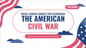 Materia de Estudios Sociales para Primaria - 5to Grado: La Guerra Civil Estadounidense