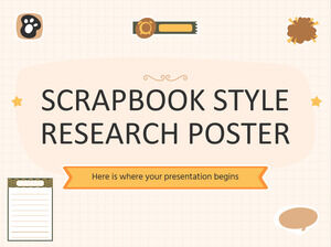 Scrapbook Style Research Poster
