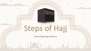Schritte des Hajj: Islamische Pilgerfahrt nach Mekka