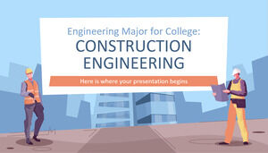 วิชาเอกวิศวกรรมสำหรับวิทยาลัย: วิศวกรรมการก่อสร้าง