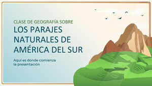 南美洲地理课上的自然地标