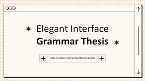 Tese de gramática de interface elegante