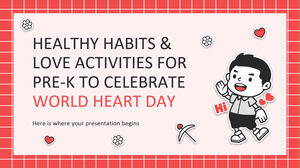 Dünya Kalp Günü'nü Kutlamak İçin Anaokulu Öncesi Çocuklar İçin Sağlıklı Alışkanlıklar ve Aşk Aktiviteleri
