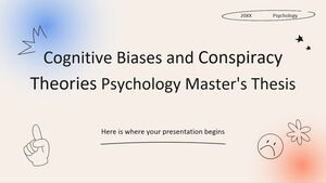 Prejudecăți cognitive și teorii ale conspirației Teză de master în psihologie