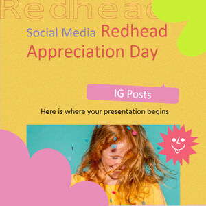 Redes sociales Redhead Apreciación Día Publicaciones de IG