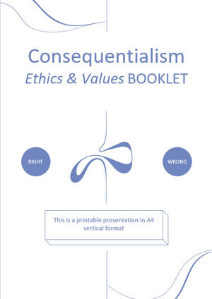 Konsequentialismus - Ethik & Werte Broschüre