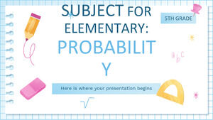 Przedmiot matematyki dla szkoły podstawowej – klasa 5: Prawdopodobieństwo