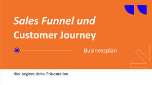 Sales Funnel & Customer Journey Business Plan