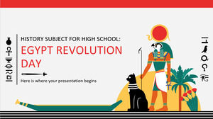 History Subject for High School: Egypt Revolution Day