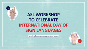 Atelier ASL pour célébrer la Journée internationale des langues des signes