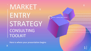 Kit de herramientas de consultoría de estrategia de entrada al mercado
