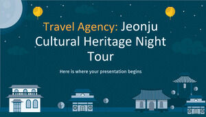 Agencia de viajes: tour nocturno del patrimonio cultural de Jeonju
