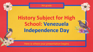 Geschichtsfach für die High School: Venezuela Independence Day
