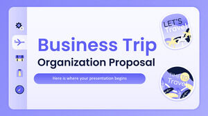 Proposition d'organisation de voyage d'affaires