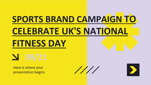 Campagna del marchio sportivo per celebrare la Giornata nazionale del fitness nel Regno Unito