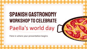 ورشة عمل فن الطهو الإسباني للاحتفال باليوم العالمي للبايلا
