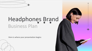 Plano de negócios da marca de fones de ouvido