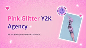 Agence Pink Glitter Y2K