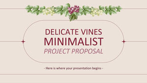 Propuesta de proyecto minimalista de Delicate Vines