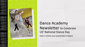 庆祝美国国庆舞蹈日的舞蹈学院通讯