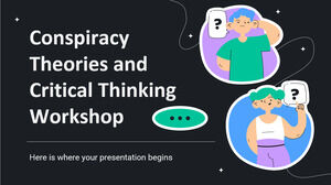Workshop de Teorias da Conspiração e Pensamento Crítico