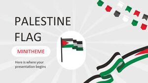 Minitema della bandiera della Palestina
