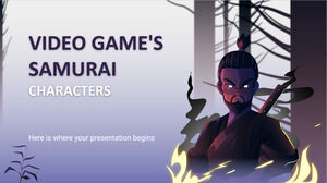 شخصيات الساموراي في لعبة فيديو