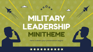 Minitema de liderazgo militar