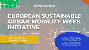 مبادرة أسبوع التنقل الحضري الأوروبي المستدام