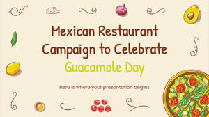 Campanie restaurant mexican pentru a sărbători Ziua Guacamole