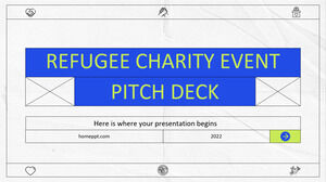 Презентация благотворительного мероприятия для беженцев