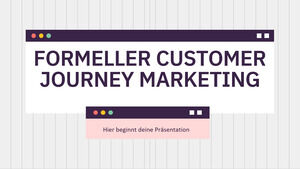 Formeller Customer-Journey-Marketingplan
